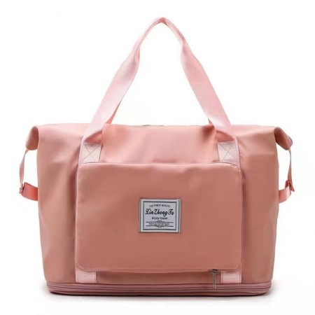 3 In 1 Large Capacity Foldable Travel Bag Pink