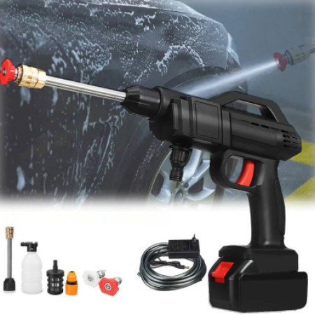 Rechargeable Portable Car Wash Washer Gun Cordless Spray Water Gun Machine