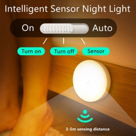 Motion Sensor LED Rechargeable Night Lamp (1pcs 550, 2pcs-850)