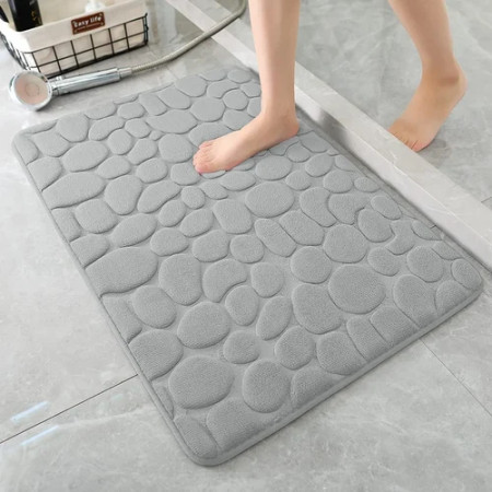 Stone Shape Bathroom Floor Mat