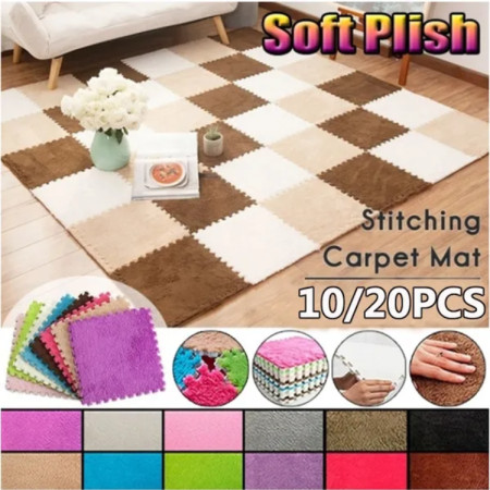 ১০ পিস Cutting Free Splicing Floor Mats