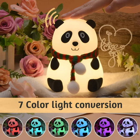 Panda Silicone Night Lamp