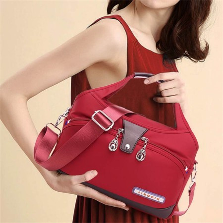 Large Capacity Fashion Ladies Bag (Red Colour)