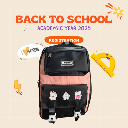 Kids Backpack Children School Bags (Black)