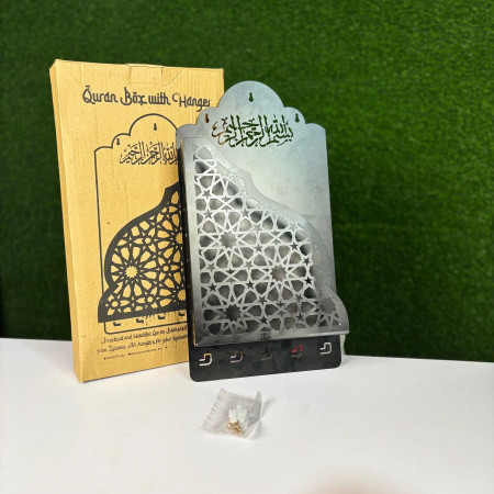 Quran Box With Tasbih  Hanger (Black)