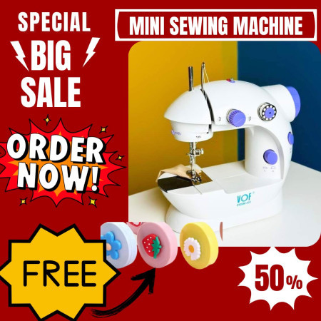 (মাপার ফিতা Combo ) VOF PP Mini Sewing Machine