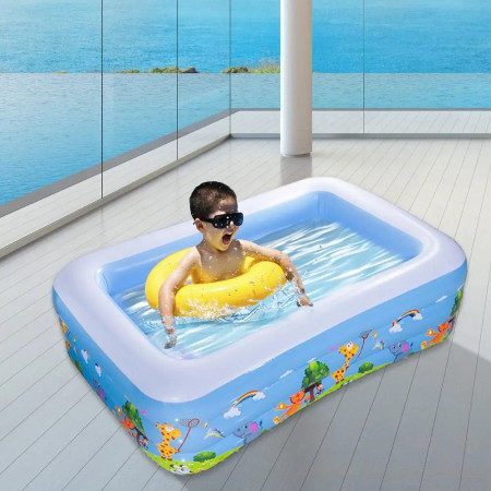 130cm(4ft) 3 Layer Baby Swimming Pool With Free Air Pumper