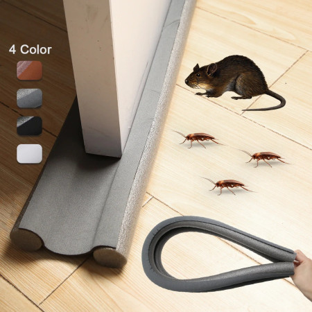 5 pcs Flexible Door Bottom Sealing Strip Foam (36 Inc)