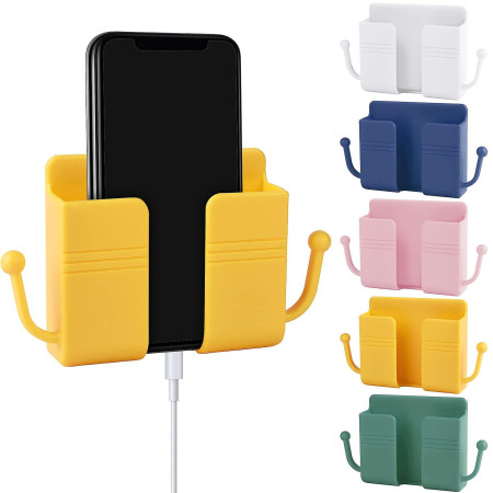 5 pcs Universal Wall Mount Charger Phone Holder Stand