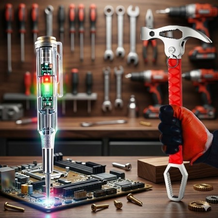 Claw Hammer Wrench + AC DC Tester (Combo)